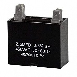 Capacitor Ventilador 2,5uf - U$S 6